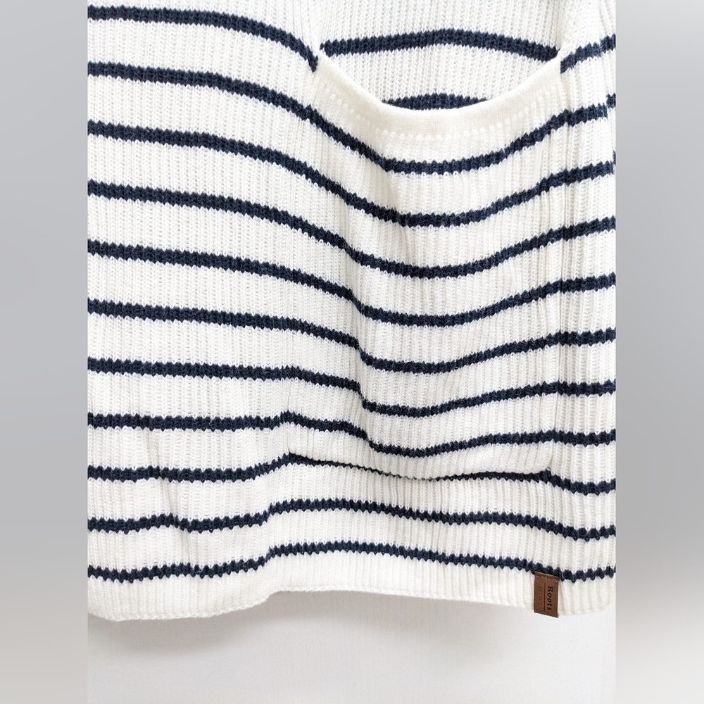 Roots women's stripe open front cardigan size S - Picture 5 of 13